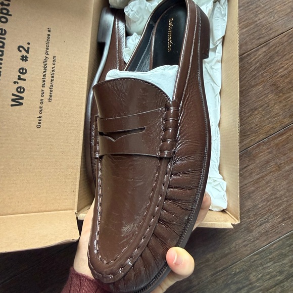 Reformation Francine Loafer Mules - Picture 3 of 6